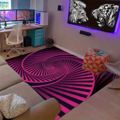 3D Crystal Velvet Carpet Mat, Game Rooms Living Room Carpet Home