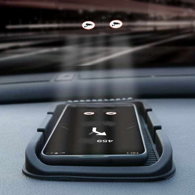 Car Mobile Phone Bracket with Navigation Frame Non-slip Mat