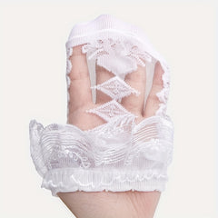 3 Pairs Lace Knee High Socks for Baby Girls
