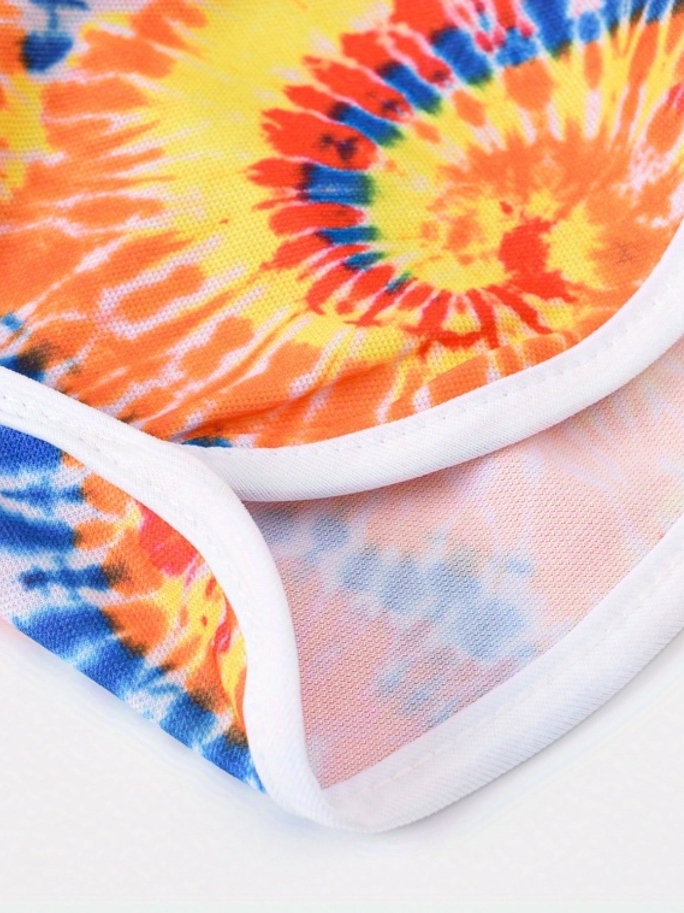 Girls Tie Dye Drawstring Pants for Summer Beach