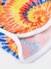 Girls Tie Dye Drawstring Pants for Summer Beach