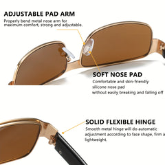 Men's Business Sunglasses UV400 Outdoor Glasses