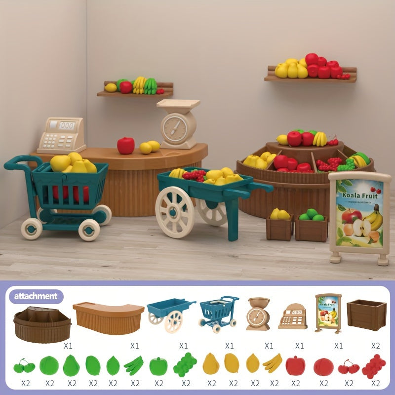 Dollhouse Mini Shop Accessories Set - Halloween Decoration Kit