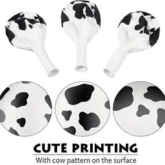 50 Cow Print Balloons 12 Inch for Cow Themed Party