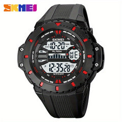 Multifunctional Chronograph Alarm Student s Watch Outdoor Waterproof Sports
