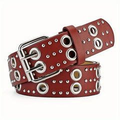 Rivet Wide Waist Belts Hip Hop Pants Jeans Belts Unisex