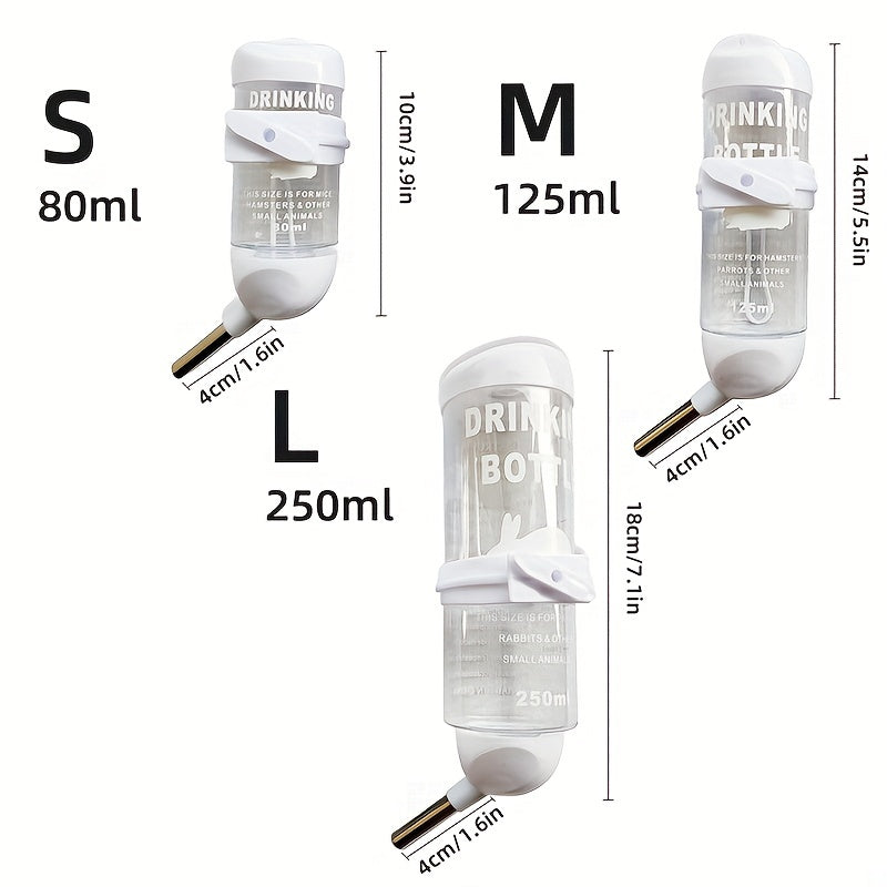 Leak Proof Small Pet Water Bottle for Hamsters and Chinchillas