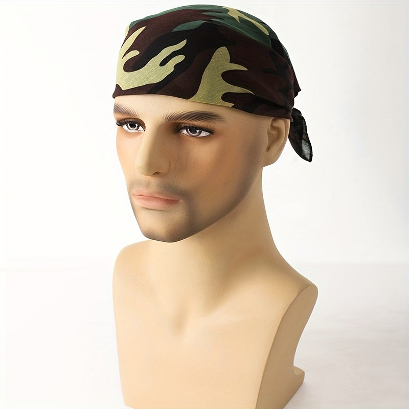 Men's Camo Square Scarf