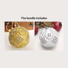 Christmas Diamond Bead Chain & High-end Foam Ball Decoration