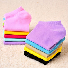 15 Pairs Candy Low Cut Ankle Socks Women's Stockings & Hosiery