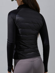 Women's Lightweight Slim Down Jacket with Thumb Hole