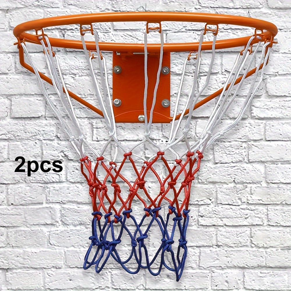 Heavy Duty Basketball Net Replacement - Durable Nylon Woven - 12"