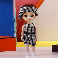 Lovely Couple Dolls Home Decoration Gift Movable Joint Pretend Dolls Set