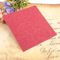 Embossing Folder Transparent Plastic Plate for Paper Card Decoration