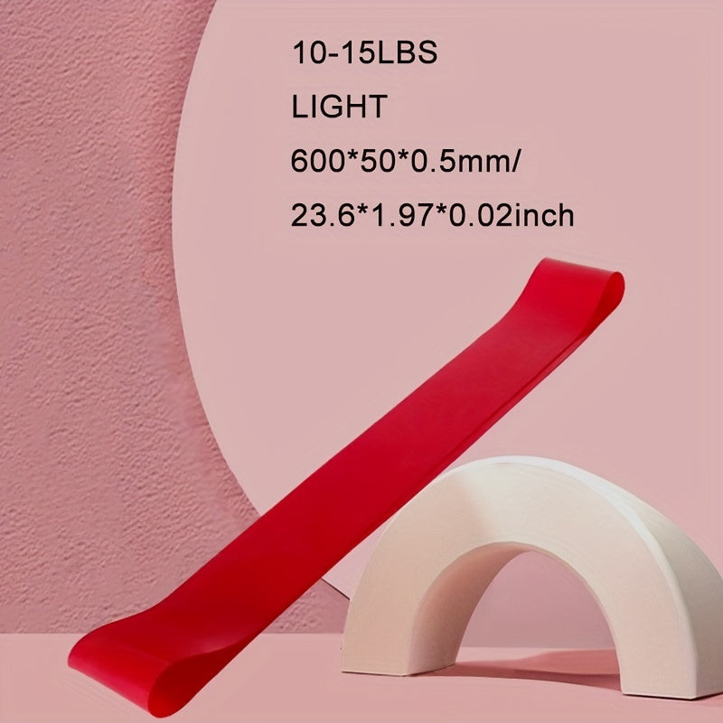 5pcs Latex Elastic Resistance Bands for Home Fitness