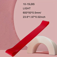 5pcs Latex Elastic Resistance Bands for Home Fitness