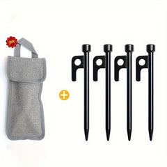 4pcs Outdoor Tent Pegs Canopy Fixed Pegs Reinforced Windproof Nails