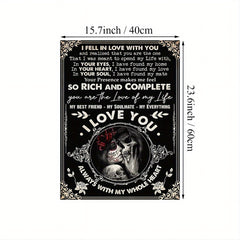 I Fell In Love With You Vintage Wall Art Couple Skeleton Canvas Prints