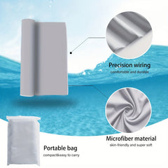 Mutao Microfiber Beach Towels Quick Drying Sand Proof Soft Swim Towel