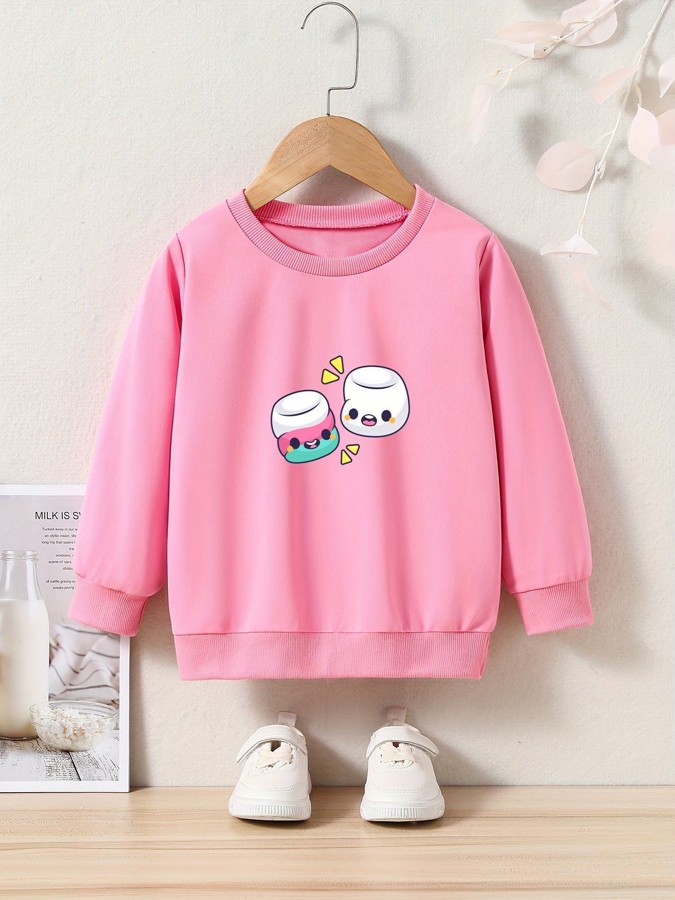 OERYUI Kids Cartoon Graphic Sweatshirt Comfy Pullover Gift Christmas