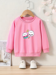OERYUI Kids Cartoon Graphic Sweatshirt Comfy Pullover Gift Christmas