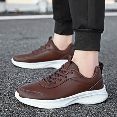 Waterproof Outdoor Running Shoes Lace-up Athletic Sneakers