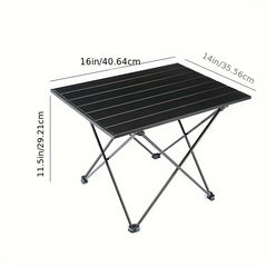 Portable Folding Camping Table Aluminum Alloy Outdoor Hiking Fishing