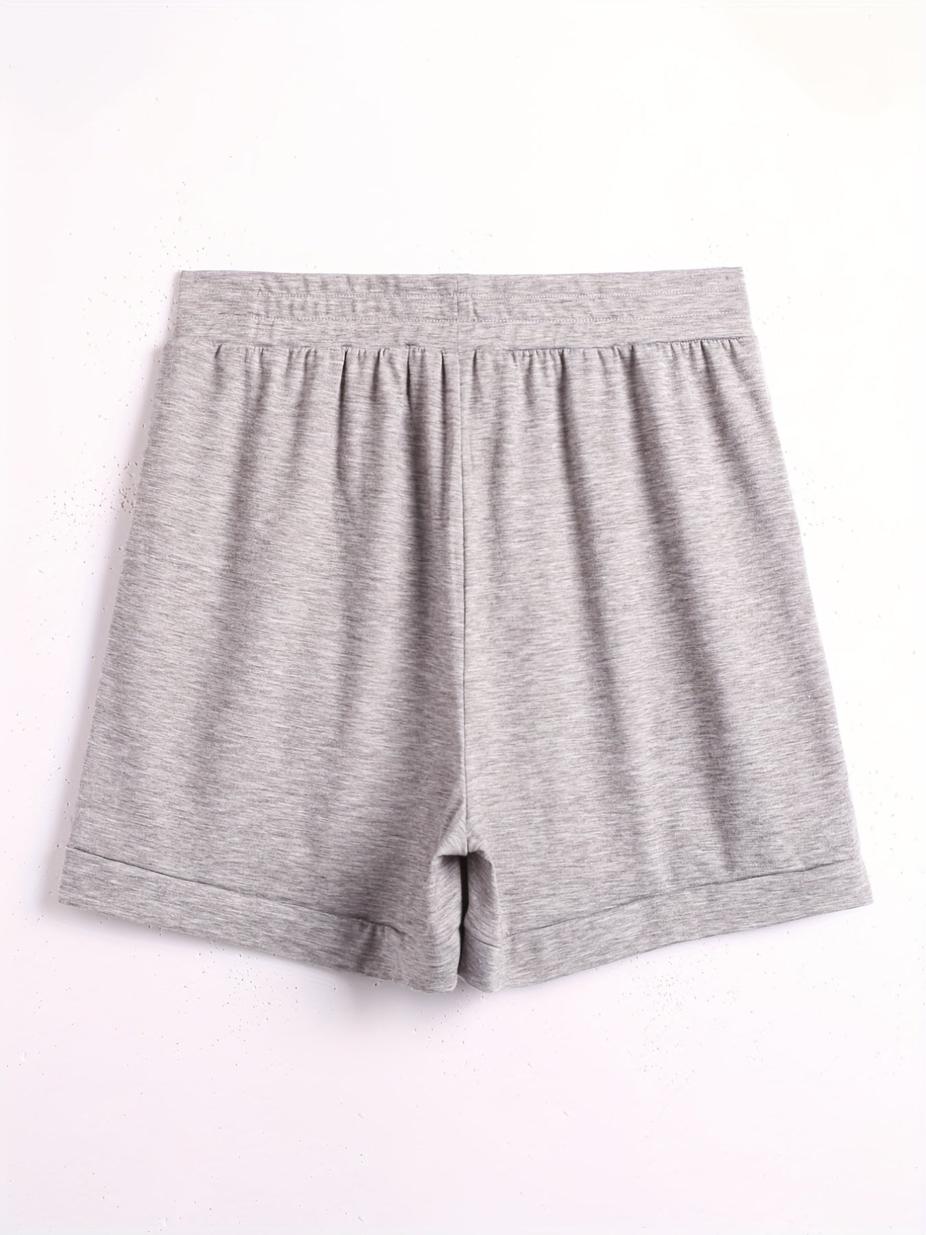 Star Print Drawstring Waist Shorts for Women
