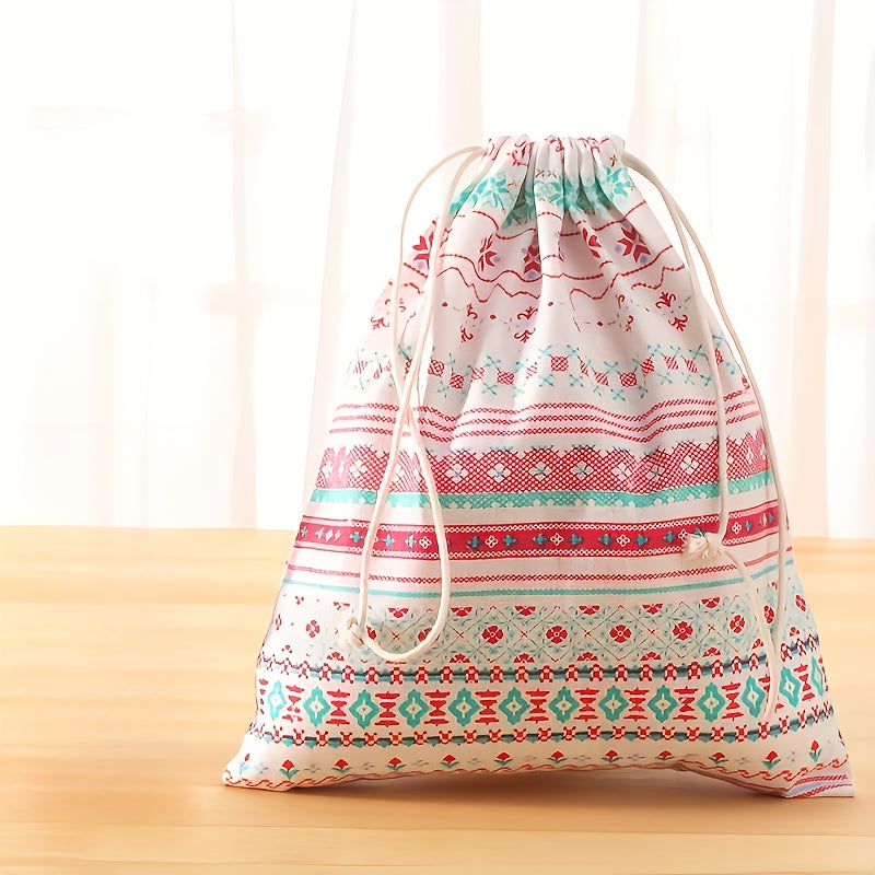 Pocket Drawstring Fabric Storage Bag Portable Dustproof Bag