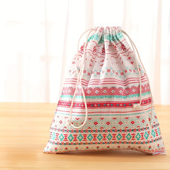 Pocket Drawstring Fabric Storage Bag Portable Dustproof Bag