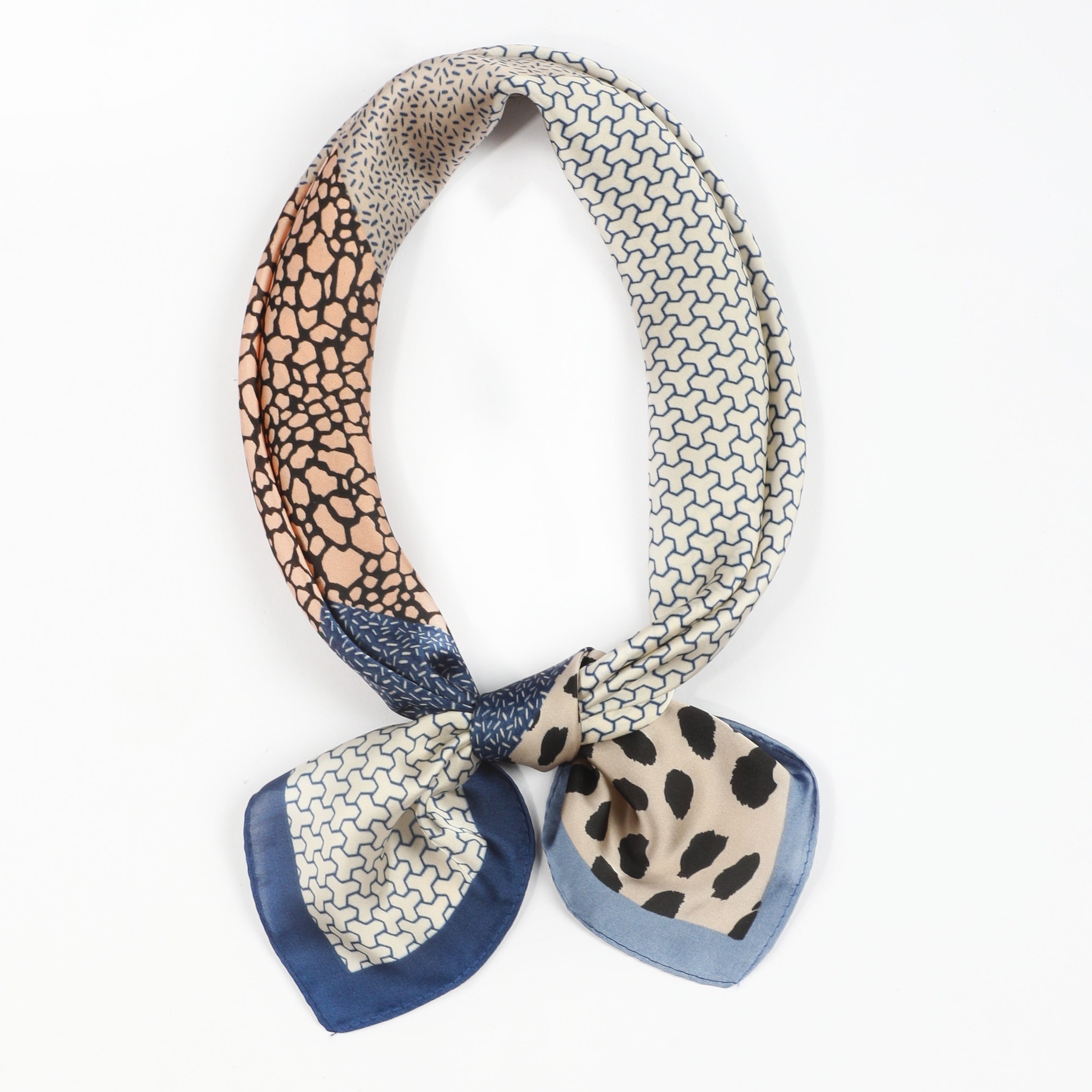 Men's Leopard Spotted Square Scarf