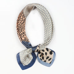 Men's Leopard Spotted Square Scarf