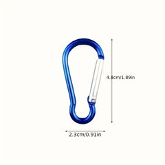 10pcs Heavy Duty Carabiner Keychain for Outdoor Camping Hiking Travel
