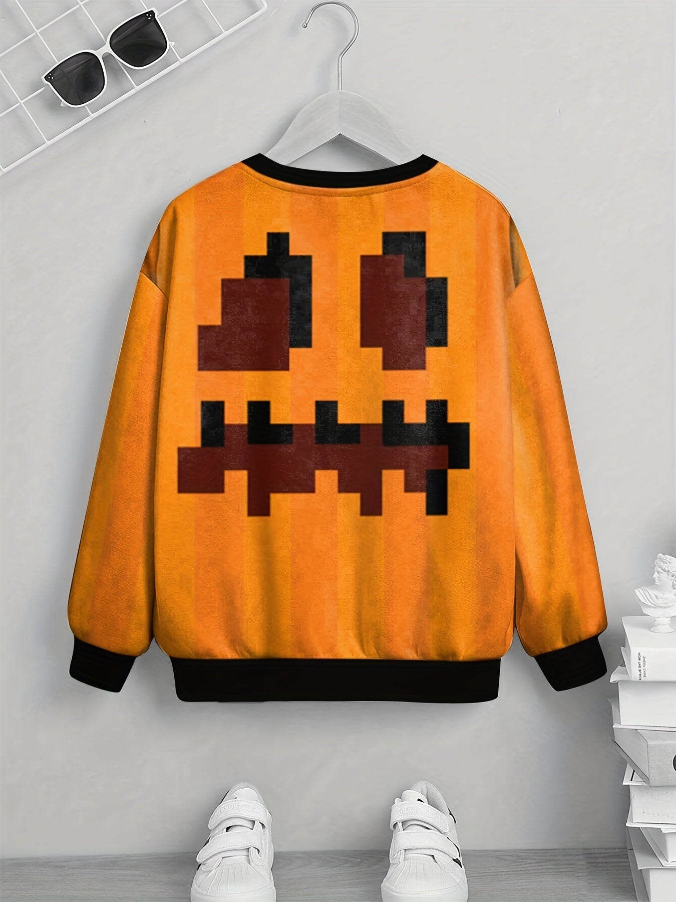 Youth Hot Monster Cartoon 3D Print Sweatshirt Kids Casual Pullover