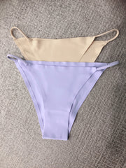 6 Pcs Seamless String Bikini Panties Low Waist Thin Band Women's Lingerie