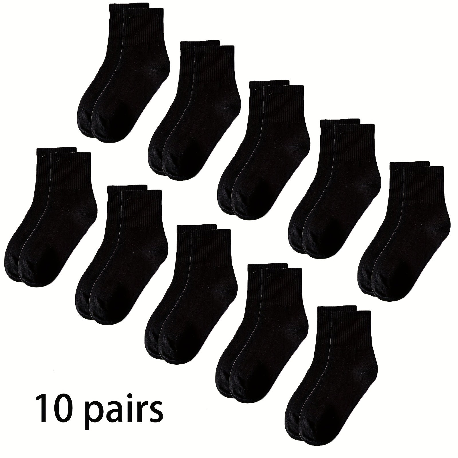 10 Pairs Kids Thickened Warm Socks for Autumn Winter