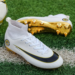 Men's High Top Non Slip Football Cleat Breathable Soccer Cleats
