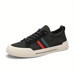 Men's Lace Up Knit Sneakers - Breathable, Assorted Colors