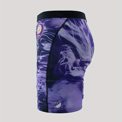 Men's Smoke Pattern Boxers High Stretch Swim Trunks