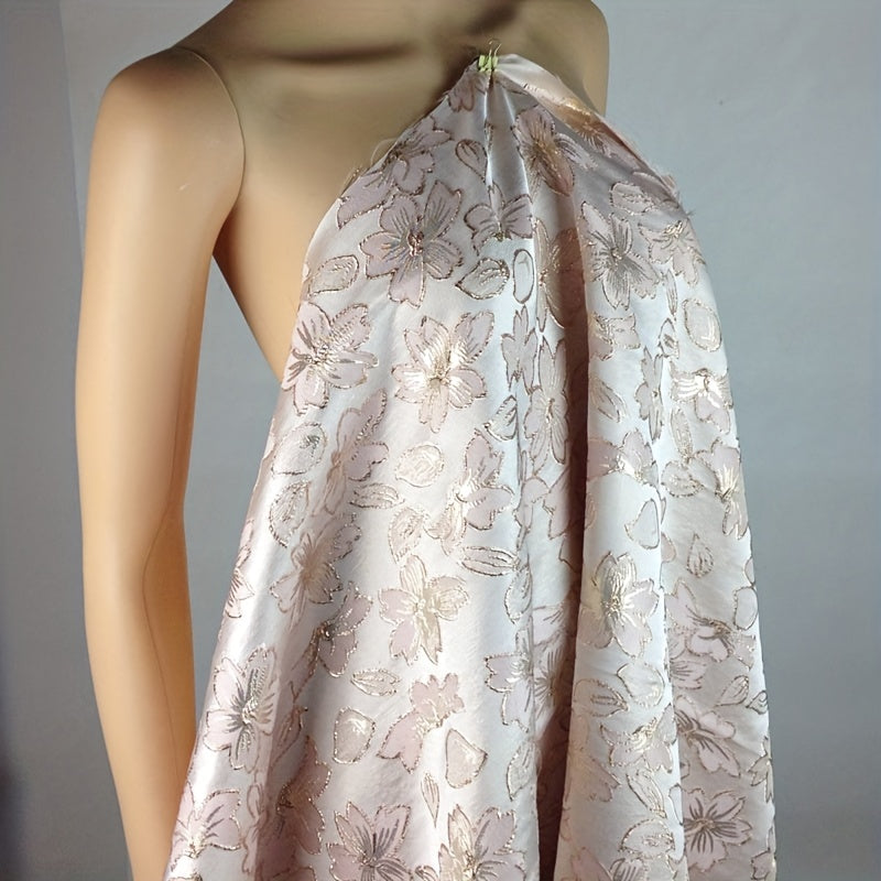 Pink Sewing Fabric For Dress Diy Upholstery Apparel Floral Material