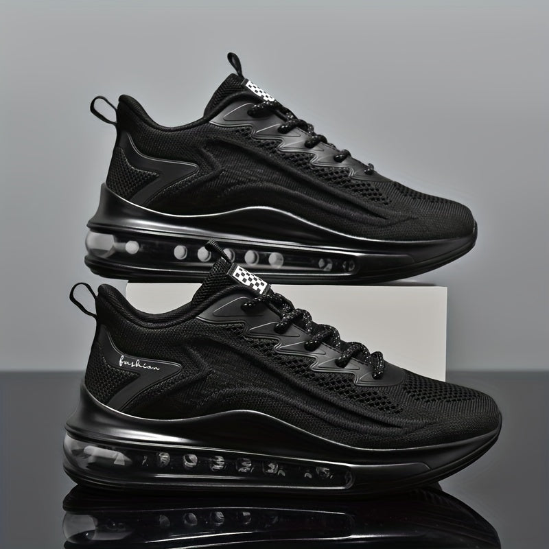 PLUS SIZE Men's Air Cushion Lace Up Sneakers