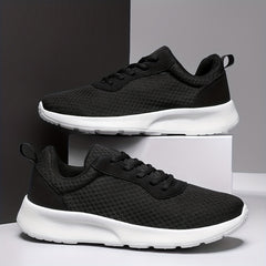Soft Thick Bottom Mesh Breathable Flying Woven Shoes