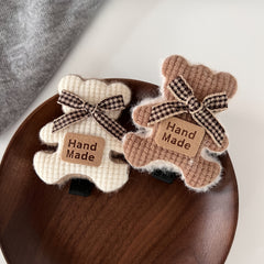 Sweet Bear Bow Hair Clip Lovely Headwear