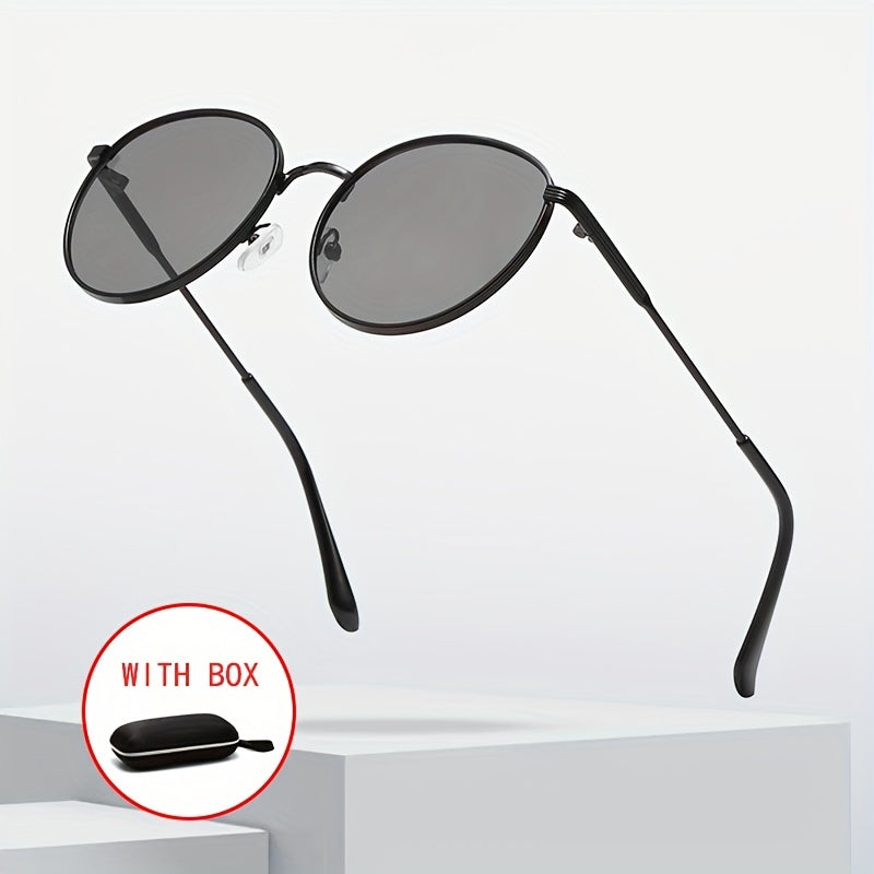 Vintage Mixed Round Metal Frame Sunglasses