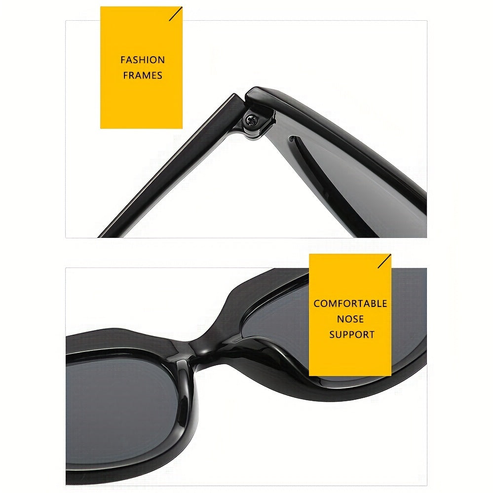 Triangle Cat Eye Sunglasses Men Women UV400 Sun Shades