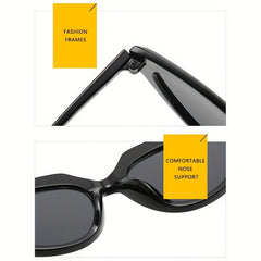 Triangle Cat Eye Sunglasses Men Women UV400 Sun Shades