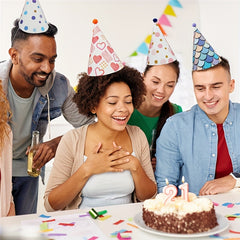 8pcs Adult Birthday Party Hats, Party Supplies & Decorations