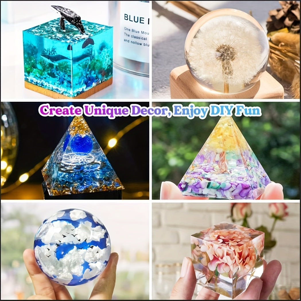 Silicone Resin Molds Set for DIY Home Decorations Flower Preservation