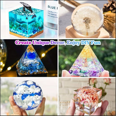 Silicone Resin Molds Set for DIY Home Decorations Flower Preservation