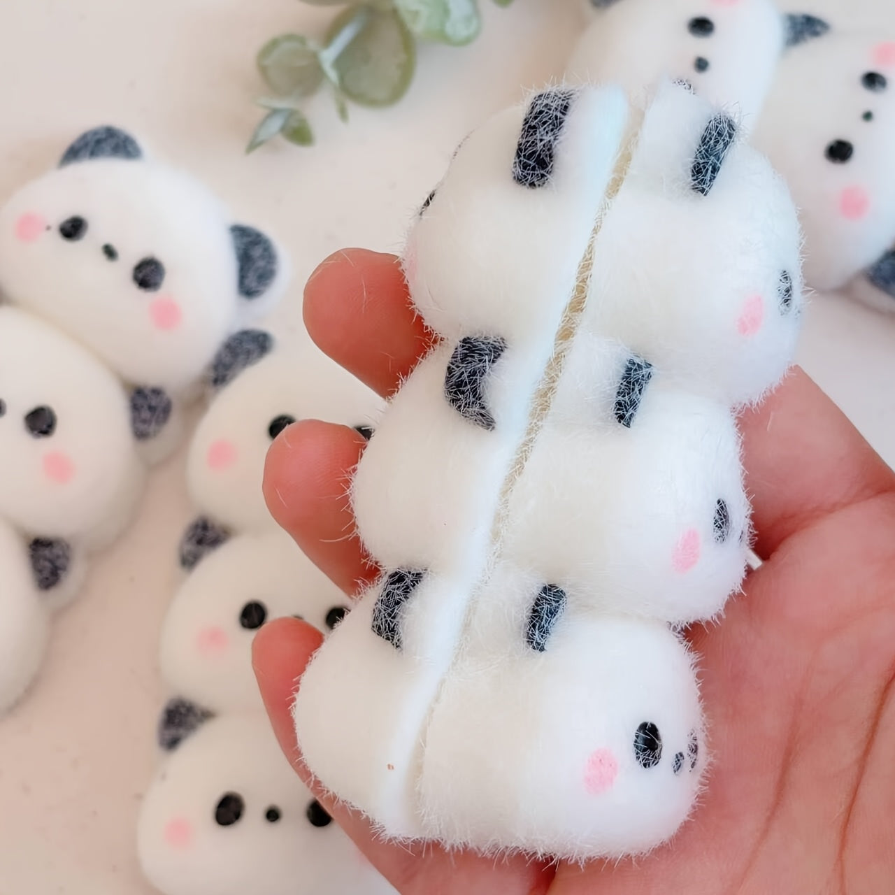 3 Panda Soft Plush Squeeze Toy Halloween Easter Year Gift